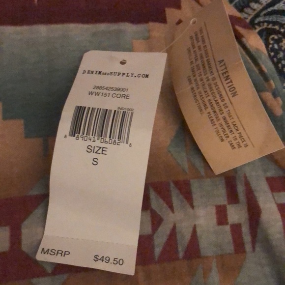 Ralph Lauren beaded native print tank sz s - Picture 3 of 3